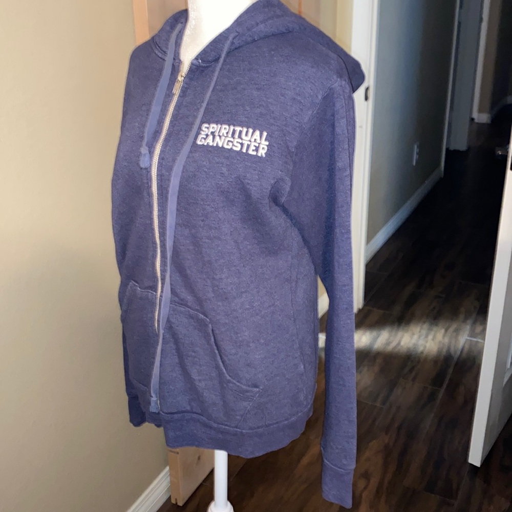 Spiritual gangster zip up hoodie